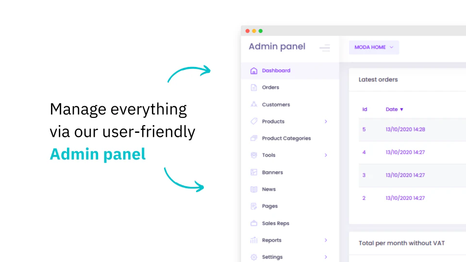 screenshot of B2B Wave